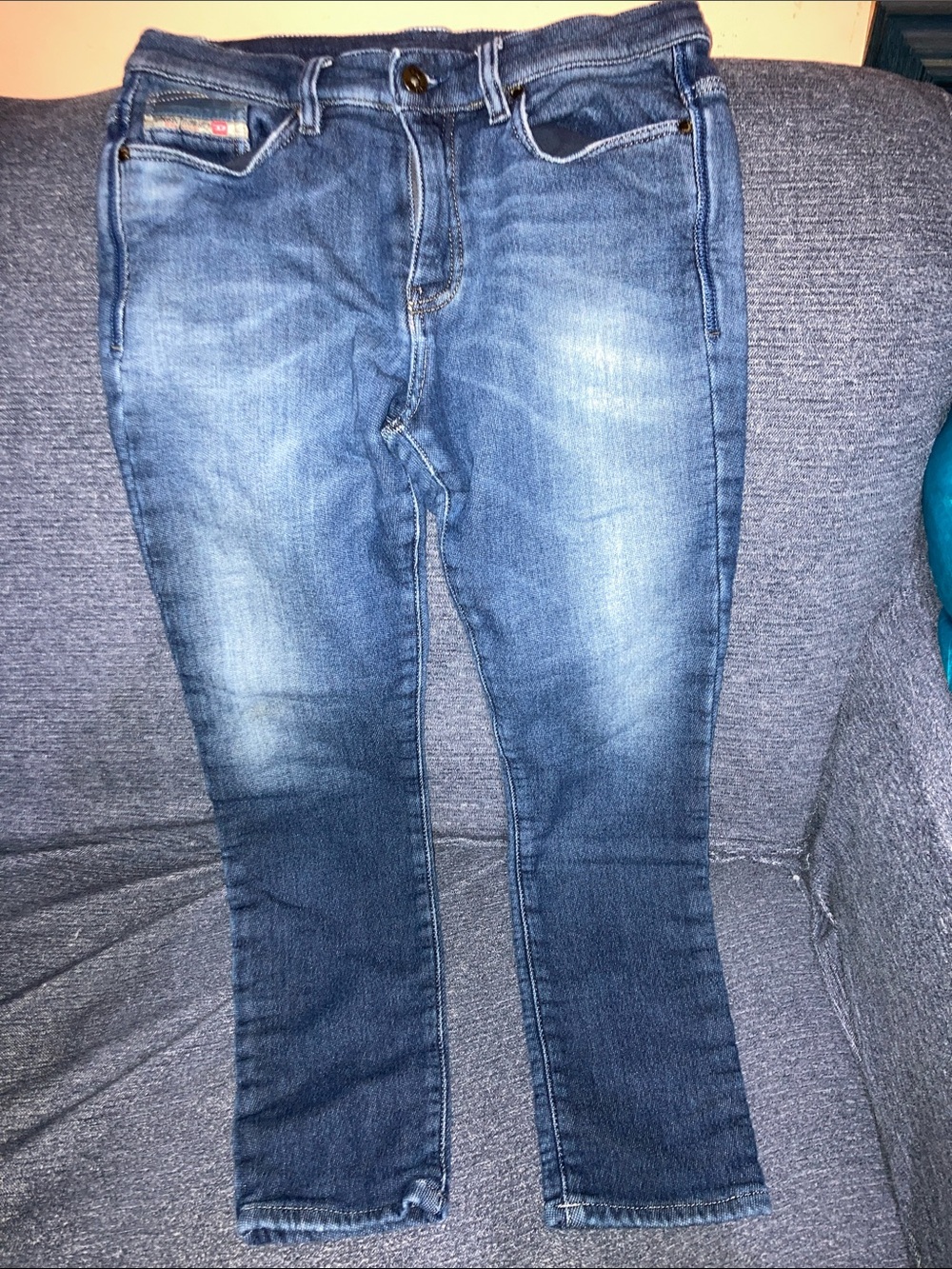 Diesel industry Classic Women's Skinny Jeans in Medium Blue Wash